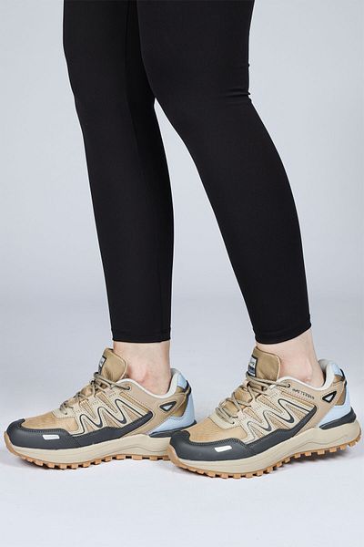Jump 28792 Beige - Graue Outdoor-Sportschuhe für Damen