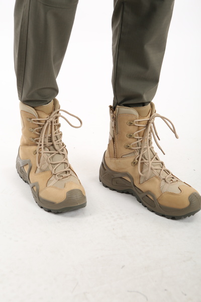 UNİFORMTÜRK Μακριές στρατιωτικές μπότες Attack Beige