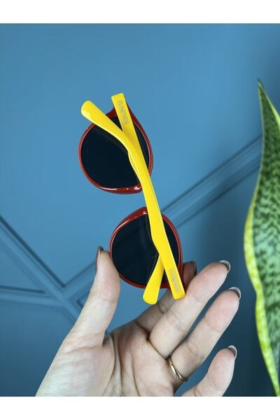 funeyes Yellow Red Children's Sunglasses Polarized Age 2 8 Years Range ( Flexible - Kırmara Resistant )