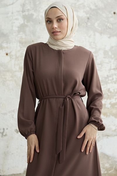 InStyle Pásová voštinová tkanina Ferace - hnědá