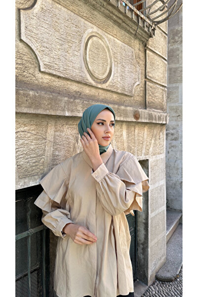 KUQOS وشاح فيستا قطن أخضر مائي