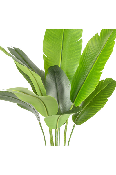 Herdekora Yapay Ağaç Starliçe Gerçek Dokulu 10 Yaprak Yeşil 120 Cm.