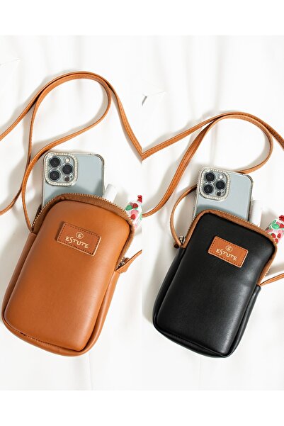 Unisex 2 Li Paket Telefon Luk Ayarlanabilir Çapraz Çanta