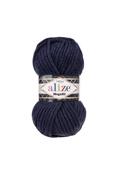 Alize أليز سوبرلانا ميجا فيل 58 أزرق داكن - 5 قطع