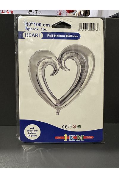 ikm balon HEART MIDDLE OPEN HELIUM FOIL BALLON