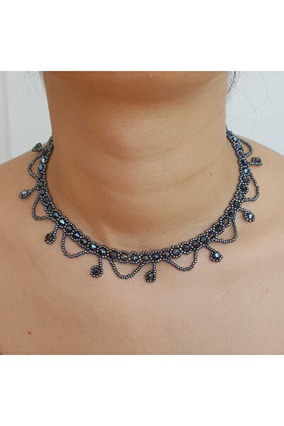 Handmade By HLY CrysTal Stone Hanging Handmade Necklace