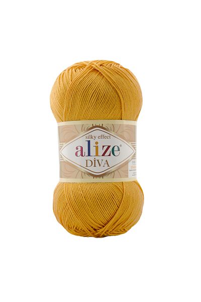 Alize 5 Pieces Alize Diva 488 Turmeric