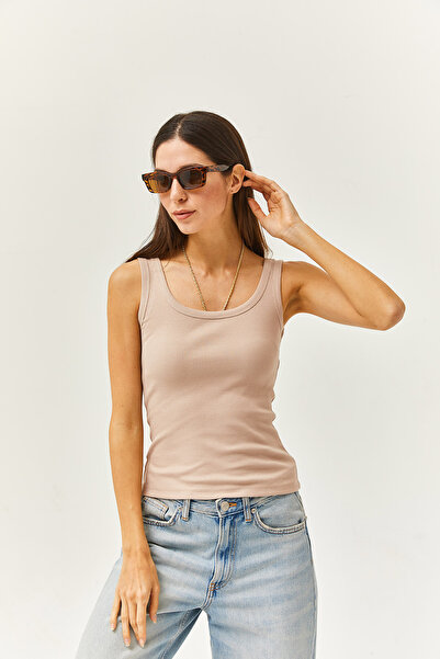 Pulli Collection Sleeveless Jersey Corded Tank Top