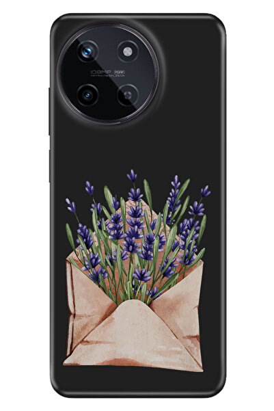 realme 11 4G Uyumlu Kılıf Resimli Baskılı Nano Silikon Mektup