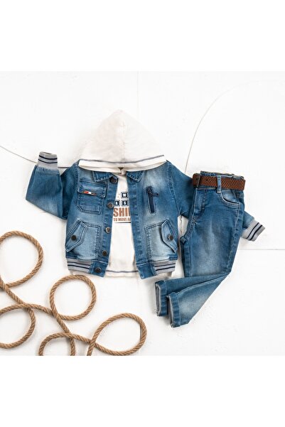 Cool Exclusive Kot Ceketli Dörtlü Erkek Çocuk Takım