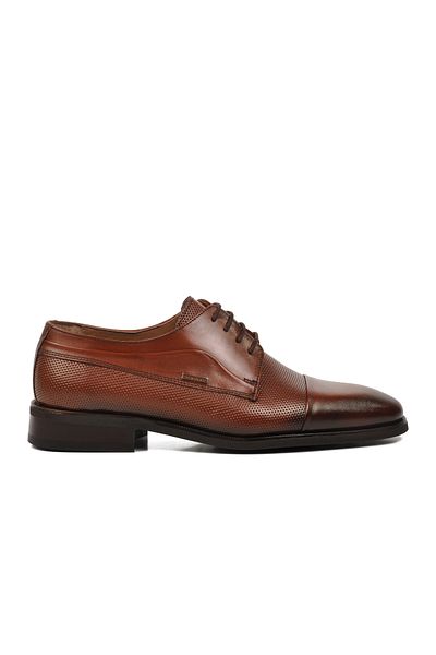 Pierre Cardin 10423 Ανδρικά κλασικά παπούτσια από γνήσιο δέρμα Tan