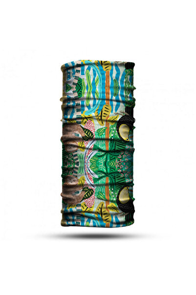 nehir eşarp Hayvan ve Doğa Desen Bandana Buff Baf Boyunluk