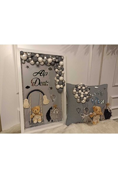 şatafat design Bebek Kapı Süsü Ve Takı Yastığı Bumble