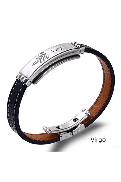 Tesbihane Deri&çelik Kombinli Kişiye Özel Isim Harf/yazılı Başak Burcu Kadın ...