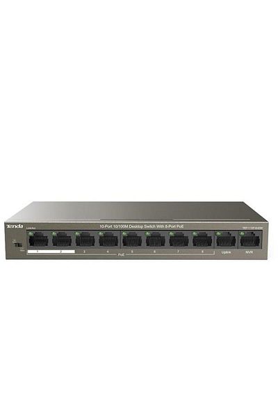 Tenda 10-Port 10/100M Desktop Switch with 8-Port PoE