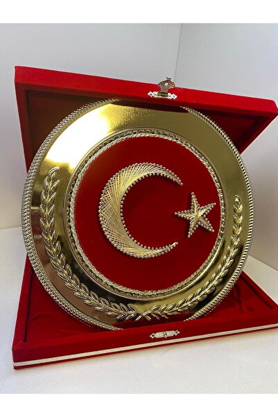 NEHİR HEDİYELİK Kadife Kutulu Filografi Bayrak