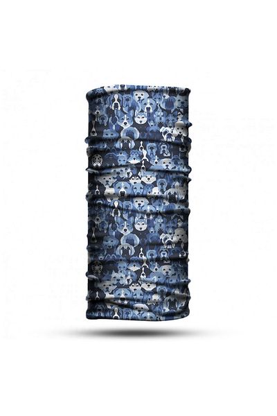 nehir eşarp Dog Pattern Bandana Buff Baf Neck Collar