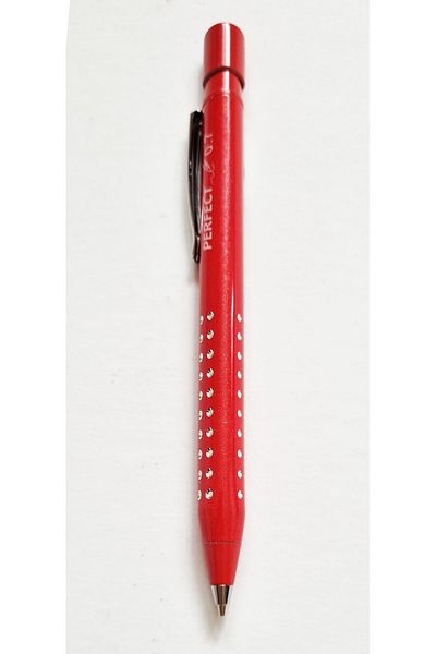 Modellino Metal Triangle Grip Perfect Pencil with Eraser 07 Nibs - 1 Piece Red
