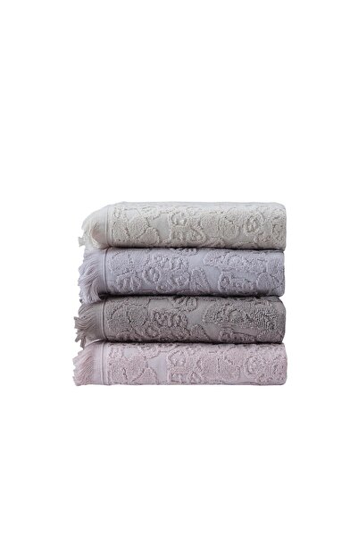 Pupilla Collection Maya %100 Pamuk 30x50 4'Lü El Havlusu / Mutfak Havlusu - Asorti