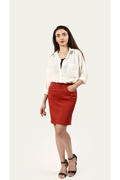 khaos Bengali Skirt (Red)