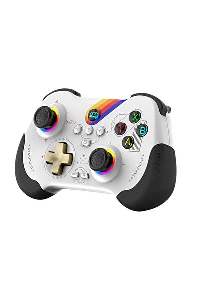 Adalia Z01 Rgb Işıklı Switch/Ps3/Ps4/Android/iOS MFi/Pc/Steam Uyumlu Kablosuz Bluetooth Gamepad