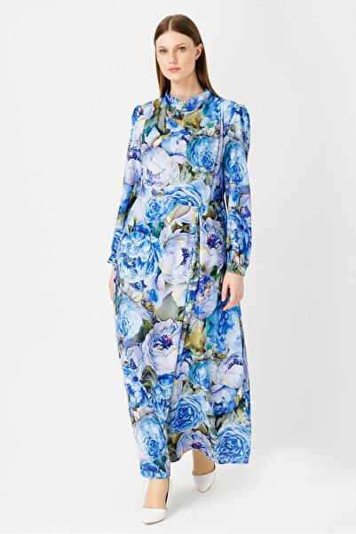 MÜSEMMA Büyük Beden Zambak Elbise 24YELB-MUS0014