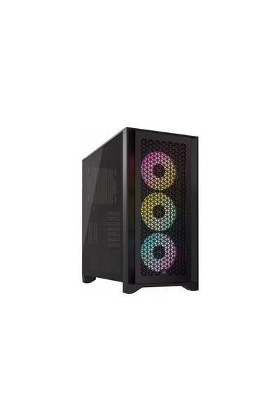 Corsair Icue 4000D Rgb Airflow Tempered Glass - Mid Tower Case Black Cc- 9011240 -Ww