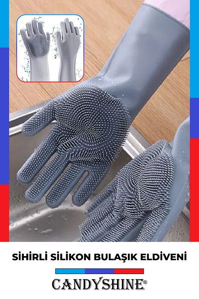 CandyShine Serrated Magic Silicone Dish Glove