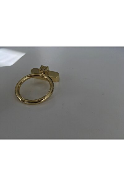 almital mobilya aksesuarları furniture accessories 4 ADET FURNIPART DENMARK, Treasure Inox Parlak Altın Dolap, Çekmece Kulbu