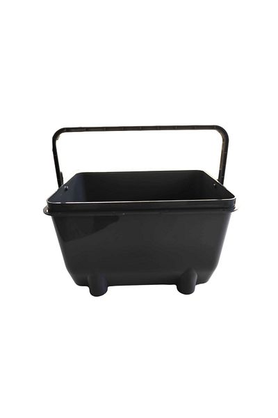 almital mobilya aksesuarları furniture accessories Multi-Cubo Anthracite Multi-Use 5 Litre Dustbin That Can Be Hung on the Cupboard Door, Storage Box