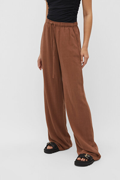 Stradivarius Keten Karışımlı Bol Kesim Pantolon