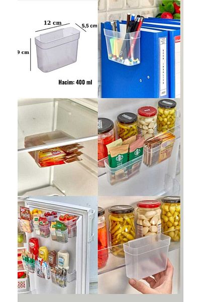 almital mobilya aksesuarları furniture accessories 12 EasyBox, Multi-Purpose Mini Hanging Box, Organizer, Kitchen, Bathroom, Office, Vehicle Organizer