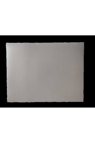 almital mobilya aksesuarları furniture accessories Αμερικάνικη σέρβις 39x30 εκ. 4 Τεμάχια Γκρι Χρώμα Τεχνητό Δέρμα - Ανάγλυφο Μοτίβο με κουκκίδες