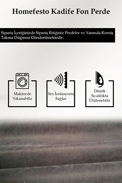 Homefesto Modern Background Curtain Honeycomb Velvet Textured Gray Curtain Pleatless Extra-forced Sunshade 140 x 260 cm