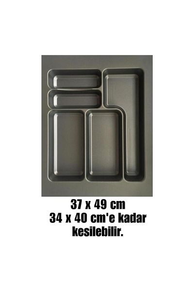 almital mobilya aksesuarları furniture accessories 37x49 cm_ανθρακί Μπουκέτο - Αντιβακτηριδιακό, Δωρεάν Κοπή, Εσωτερικό Συρτάρι