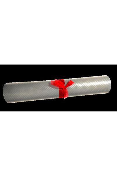 almital mobilya aksesuarları furniture accessories Αμερικάνικη σέρβις 39x30 εκ. 4 Τεμάχια Γκρι Χρώμα Τεχνητό Δέρμα - Ανάγλυφο Μοτίβο με κουκκίδες