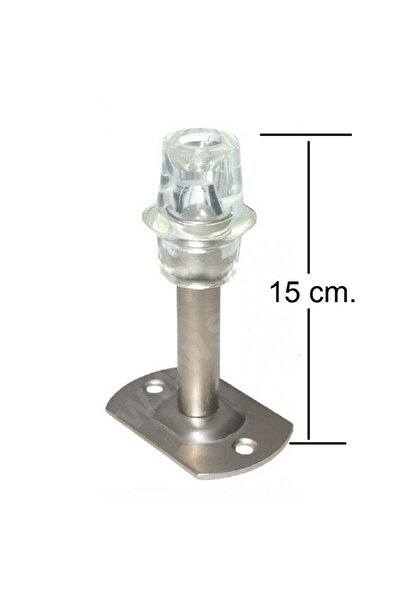 almital mobilya aksesuarları furniture accessories 15cm Saten Sac Kapı Stoperi , Plastik Başlı Kapı Tamponu