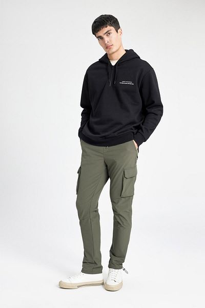 DeFacto Sommer Taktische Joggerhose Slim Fit Slim Fit Cargotasche B3585ax24sp