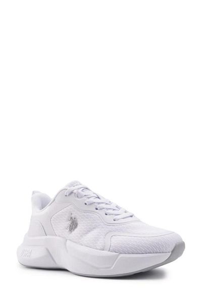 U.S. Polo Assn. U.S.POLO ASSN WILLY 4FX WHITE COMFORT CASUAL ANATOMIC SPORTS SHOES