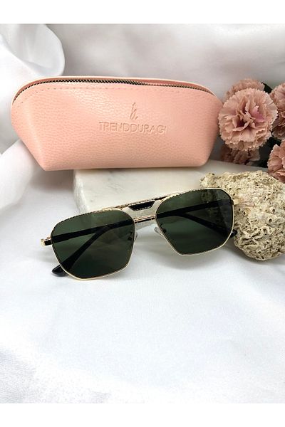 Di Caprio Kent Retro Green Women's Sunglasses
