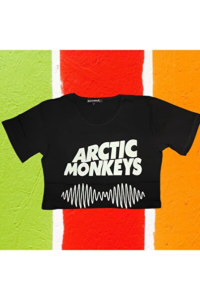 FG KONNİCHİWA Έντυπο γράμμα Γυναικείο Crop κοντομάνικο μαύρο χρώμα Μπλουζάκι με απαλή υφή 100% O βαμβάκι