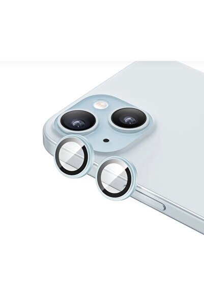 Solid Iphone 14 & Iphone 14 Plus Uyumlu   Kamera Koruma Lens Koruyucu Temperl...