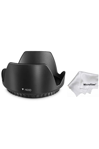 T&Y FOTO Canon 550d 600d 650d 700d 18-55mm Lens ile Uyumlu 58mm Yaprak Paraso...