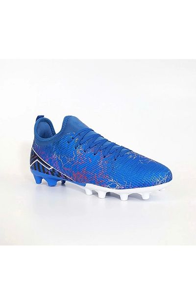 Anıl Ayakkabı Play Mk 241 - 129 Saks, cu model albastru, crampă de fotbal cu talpă anatomică