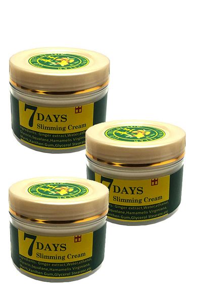 7DAYS كريم التخسيس 7 أيام بالزنجبيل - كريم العناية بالجسم 100 مل × 3 قطع