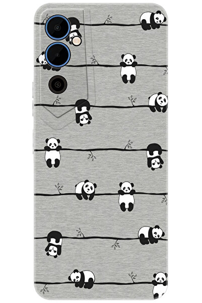 TECNO Pova Neo 2 (LG6N) Uyumlu Kılıf Desen Baskılı Silikon Pandalar Stk:751 C...