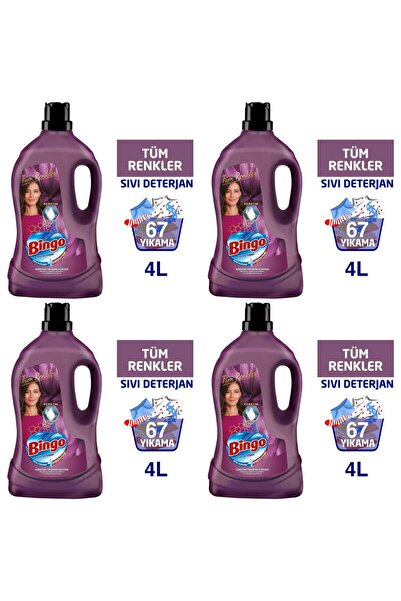 Bingo sıvı çamaşır deterjanı onarım koruma 4*4lt toplam 16+ lt
