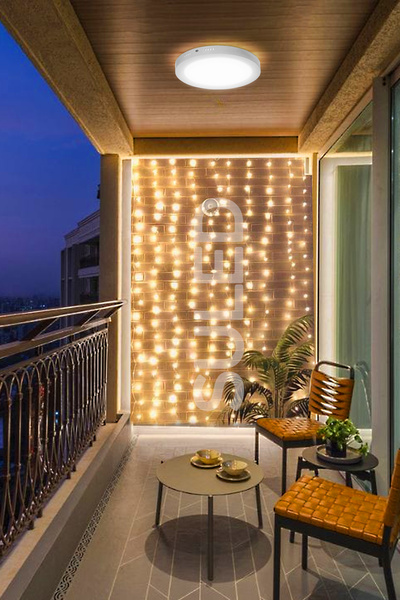 SULED Güçlü Led Tavan Armatürü 24W Beyaz Işık 2160lm 220V A+ 28CM 6500K Beyaz Ev Ofis Atölye Balkon IP20