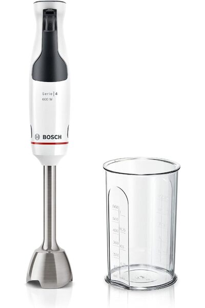 Bosch Daldırma Blender, 600 Watt Motor, Dinamik Hız Düzenleme, QuattroBlade S...