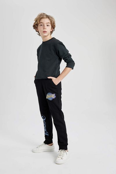 DeFacto Boy's Black Sweatpants - B6831A8/BK81